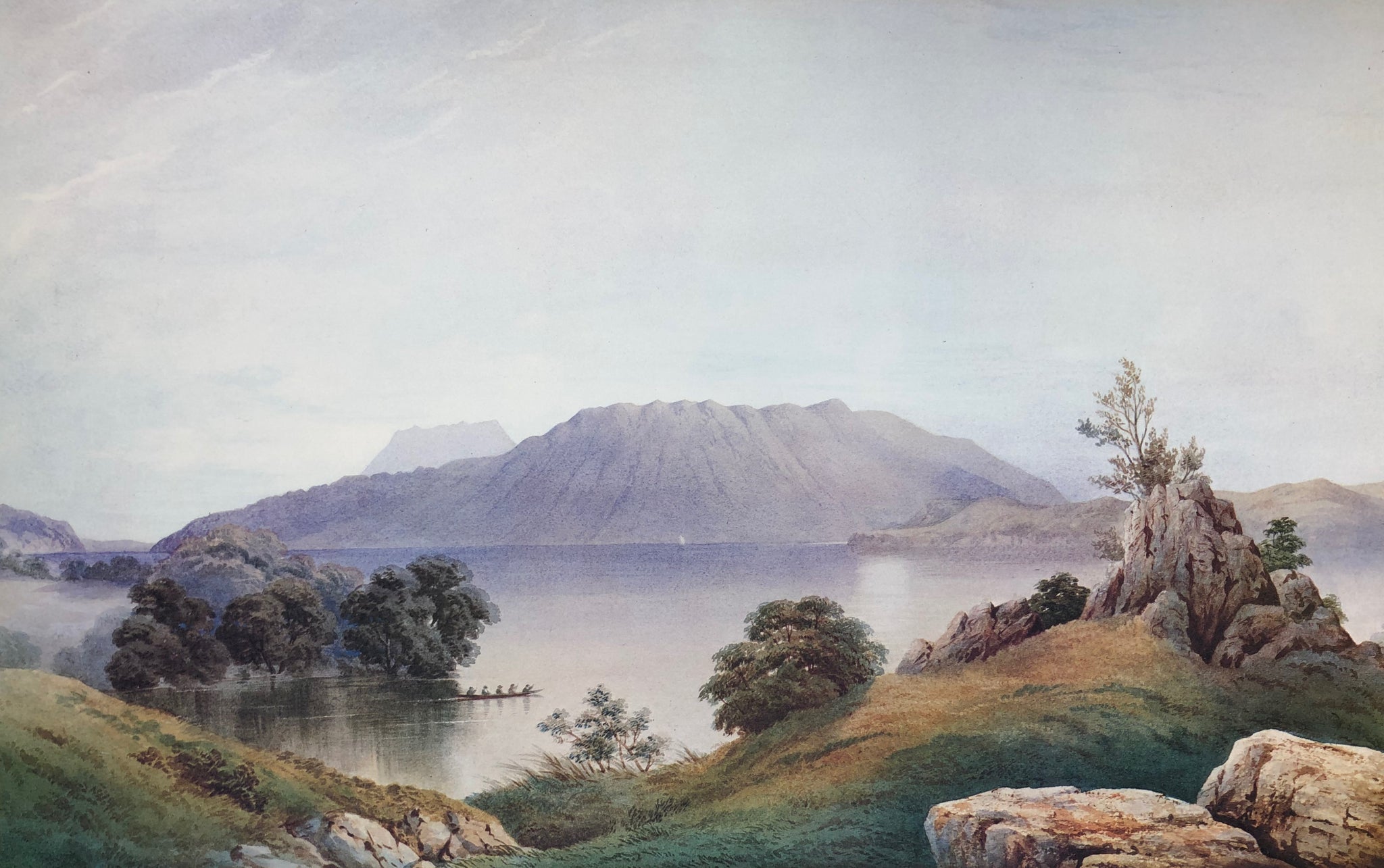"Lake Tarawera" - John Barr Clarke Hoyte