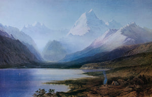"Mt. Cook from Lake Pukaki"- Nicholas Chevalier