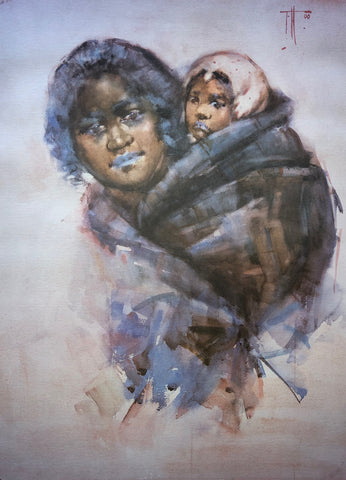 "Maori Woman and Child" - Frances Hodgkins