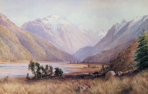"Upper Rees Valley, Wakatipu" - Laurence William Wilson