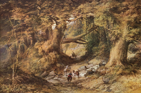 "Crossing the Teremakau River" - Nicholas Chevalier