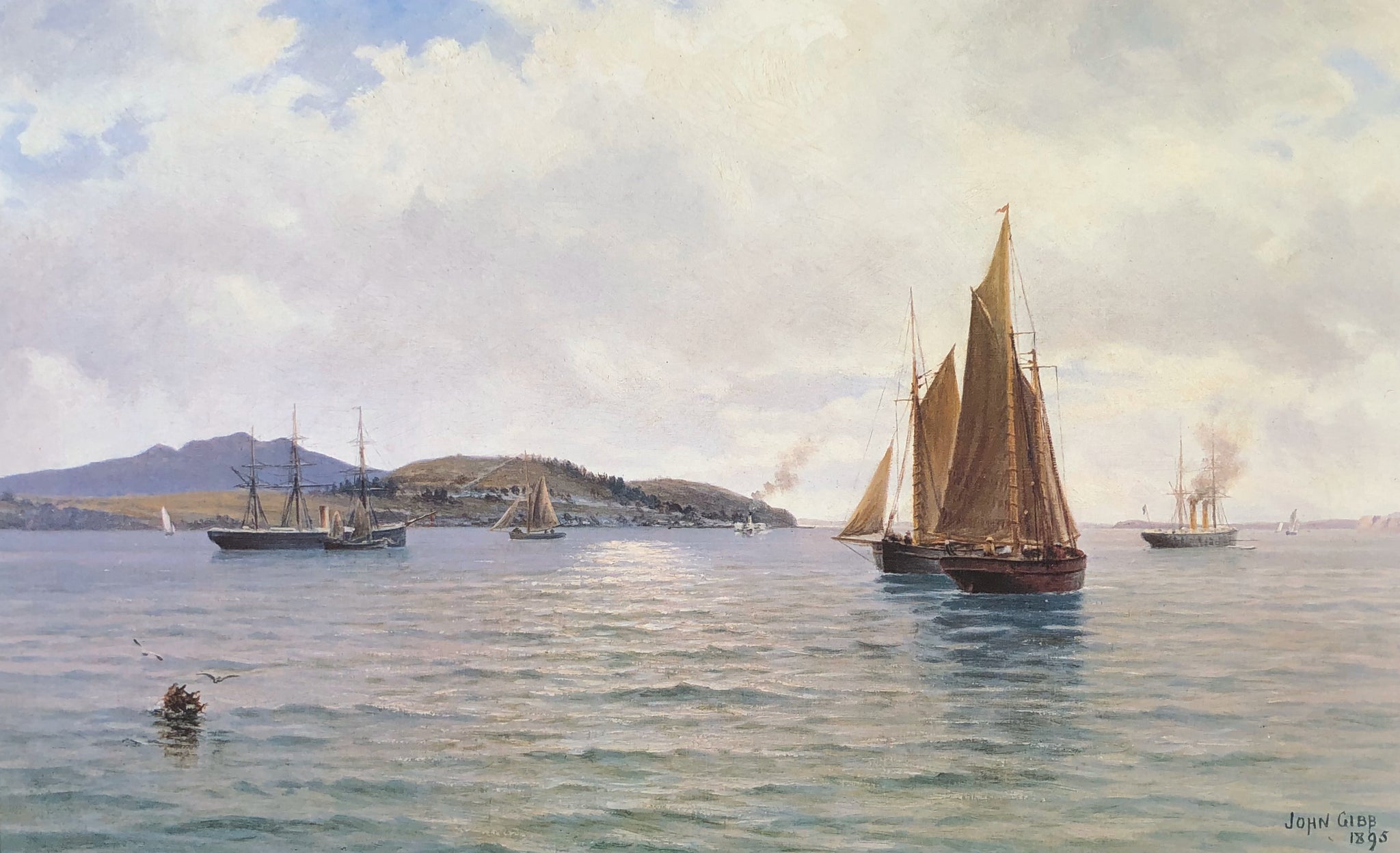 "Sail and Steam", 1895 - John Gibb